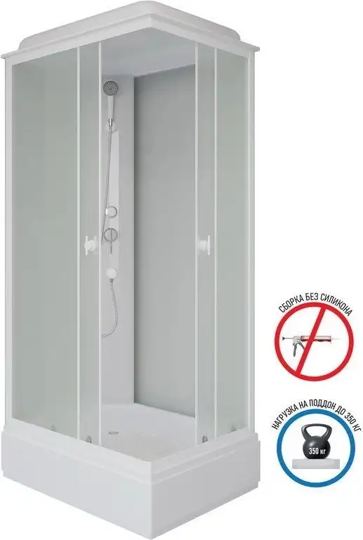 Душевая кабина Niagara Promo P120/80/26Q/MT 120x80x215 - фото товара