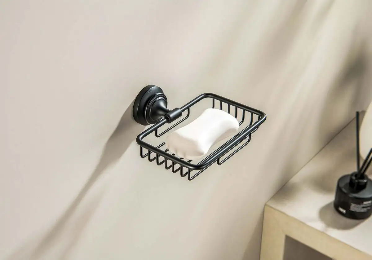 Мыльница Aquatek Классик AQ4533MB (черный матовый) – фото товара