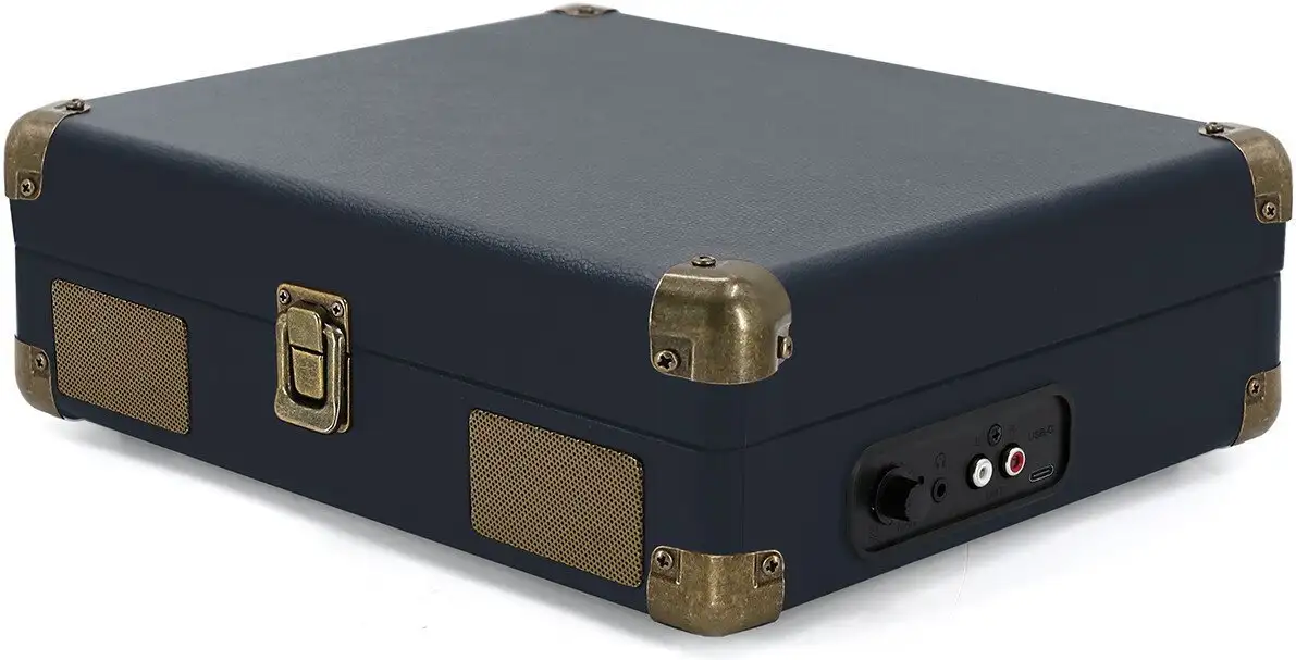 Виниловый проигрыватель Ritmix LP-100 (темно-синий) – фото товара