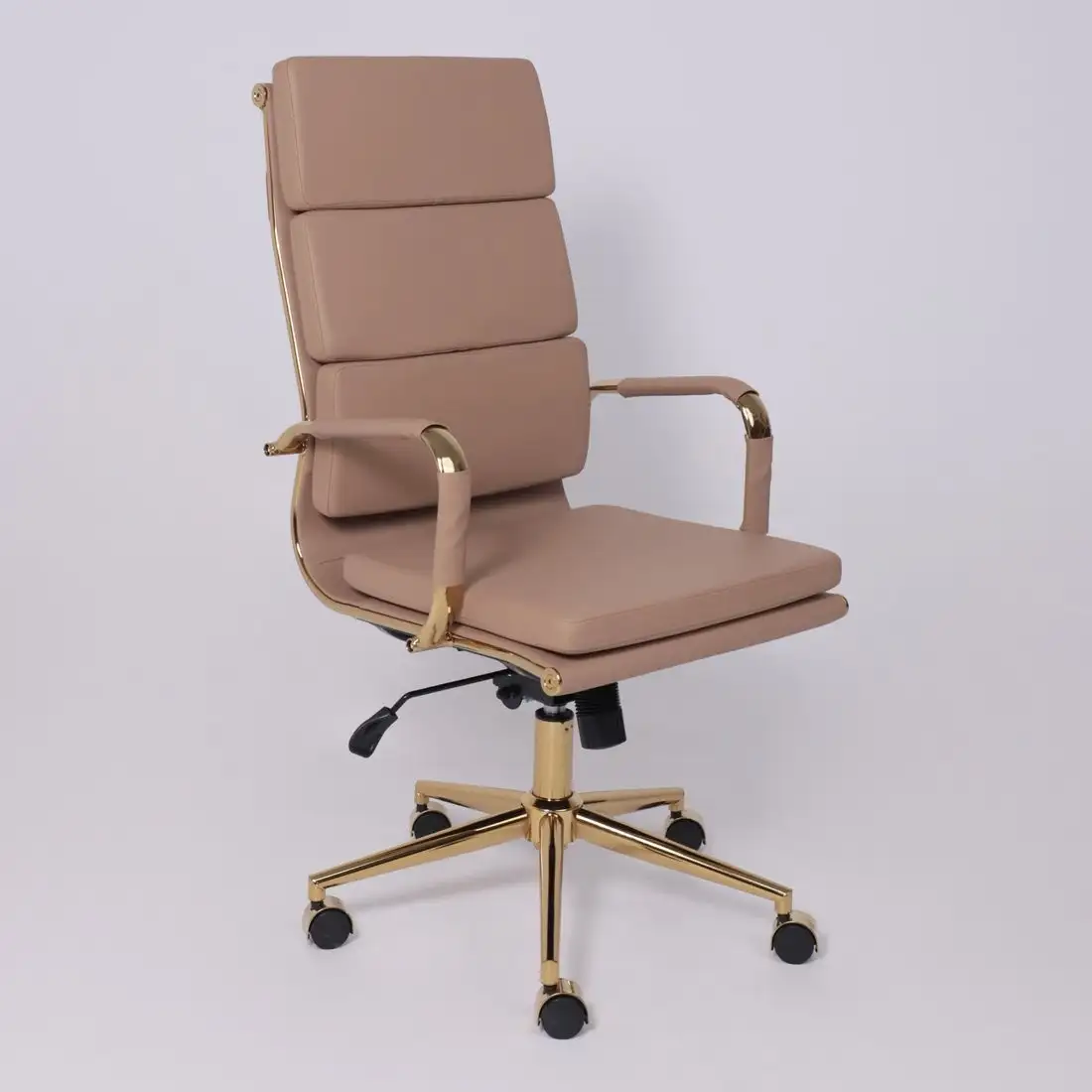 Офисное кресло AksHome Indigo (кофейный/золотой) – фото товара