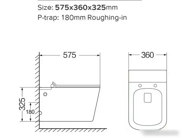 Унитаз подвесной SantiLine SL-5032 - фото товара