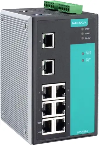 Управляемый коммутатор 2-го уровня Moxa EDS-508A