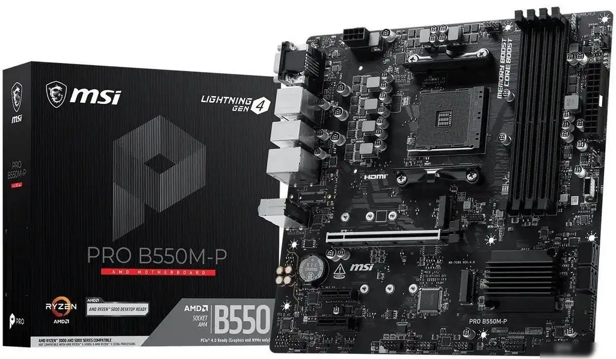 Материнская плата MSI Pro B550M-P – фото товара