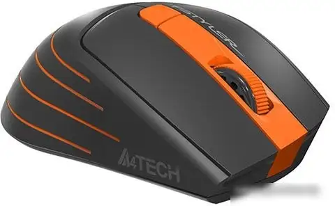 Мышь A4Tech Fstyler FG30S (серый/оранжевый) – фото товара