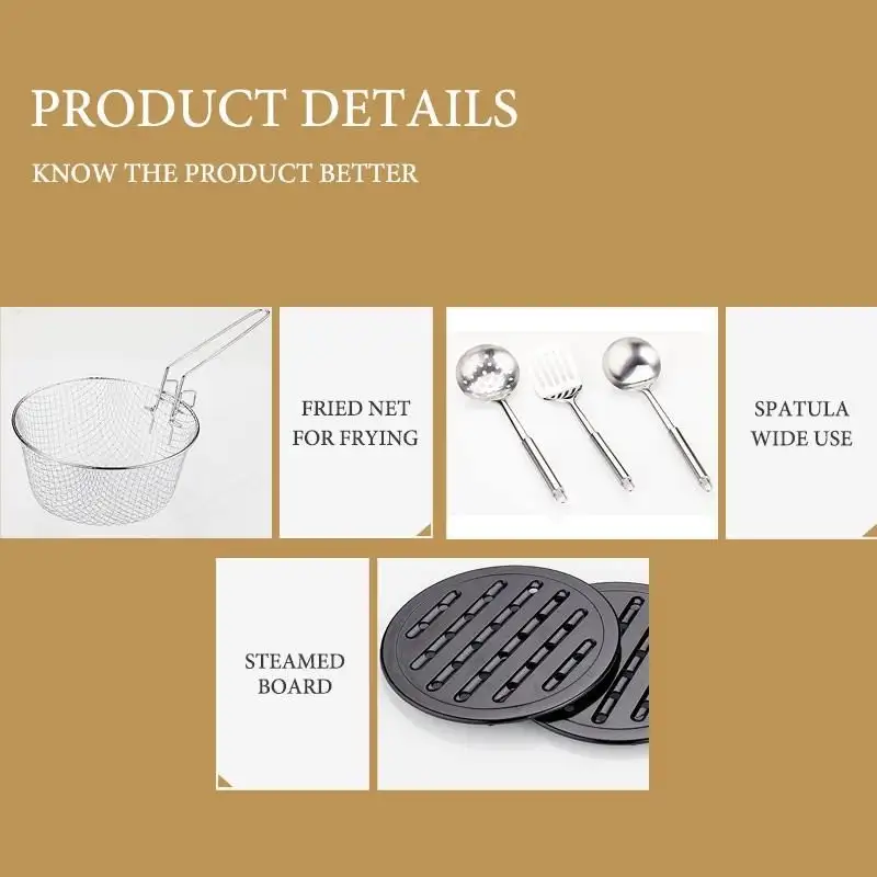 Набор кастрюль Kaisa Villa KV-21G – фото товара