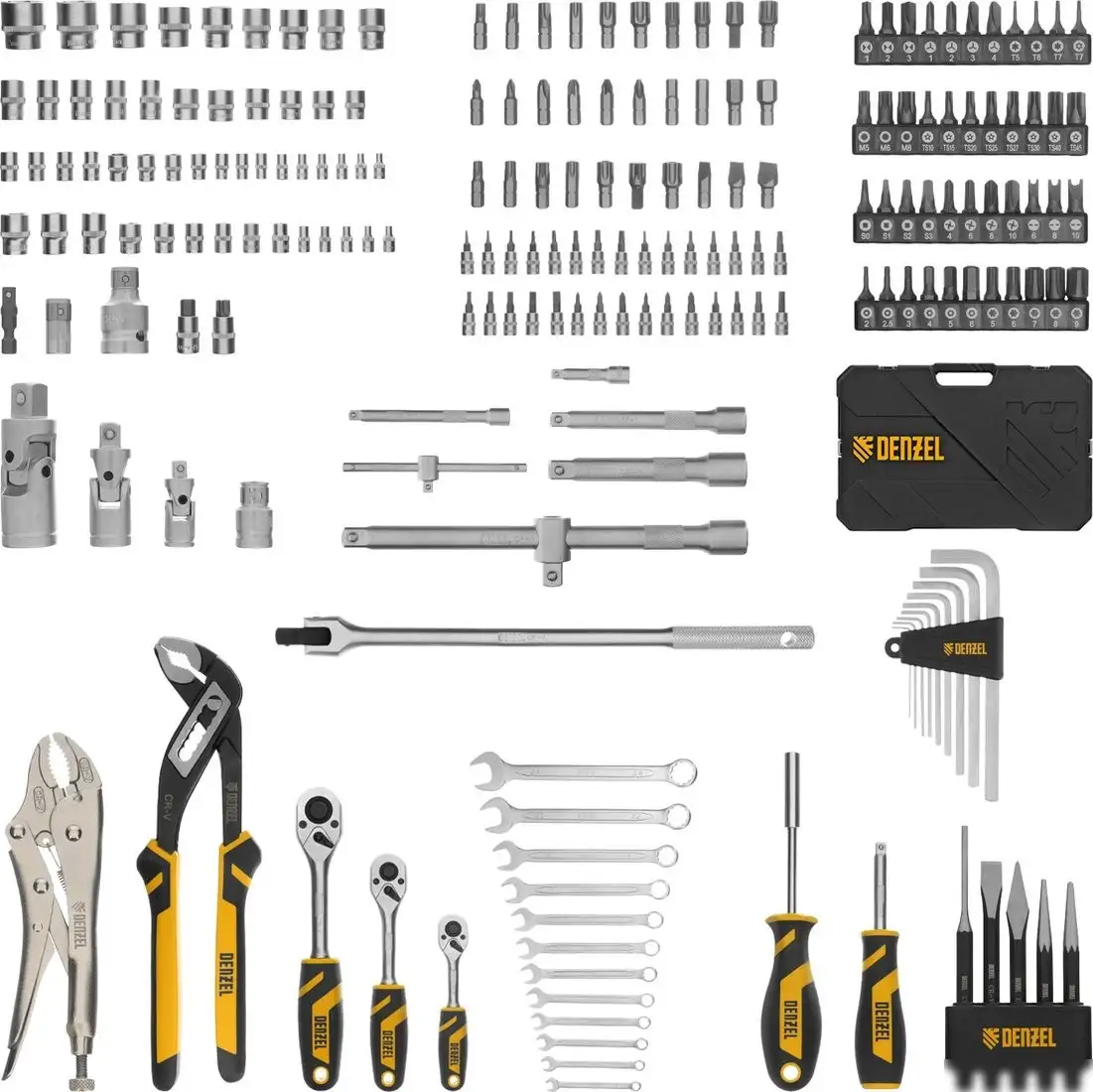Универсальный набор инструментов Denzel 15808 (232 предмета) – фото товара