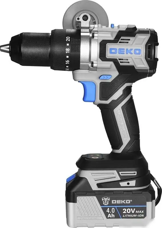 Ударная дрель-шуруповерт Deko DKCID20 Pro 085-1068 (с 1-им АКБ) – фото товара