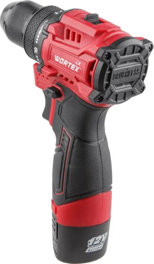 Дрель-шуруповерт Wortex BD 1220 DLi 1333699 (с 2-мя АКБ, кейс) – фото товара