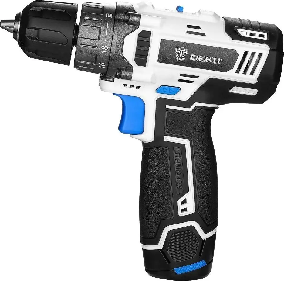 Дрель-шуруповерт Deko DKCD12V Snow White Set1 083-1106 (с 1-им АКБ) – фото товара