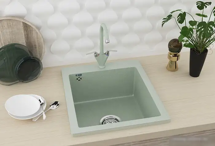 Кухонная мойка Ulgran U-404 (343 антрацит) - фото товара