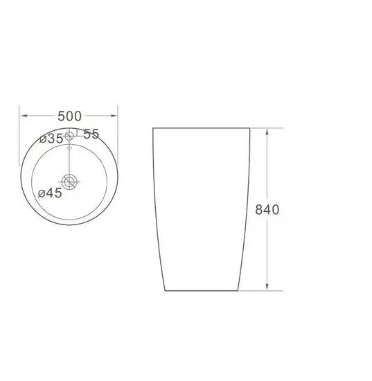 Умывальник SantiLine SL-4004MB - фото товара