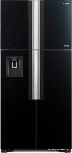 Четырёхдверный холодильник Hitachi R-W660PUC7GBK - изображение в каталоге