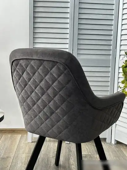 Стул с подлокотниками M-City Jet 670M05343 (B28 темно-серый/черный) – фото товара