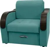 Кресло Сириус Лидер-1 НПБ 105x110 (Eva 28 велюр зеленый) – изображение в каталоге