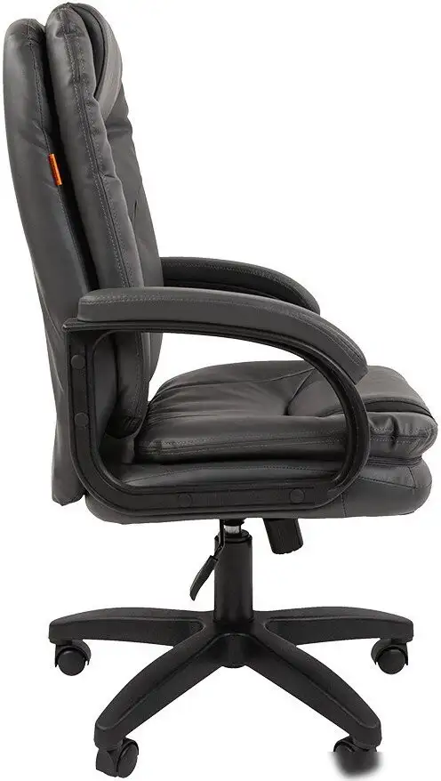 Офисное кресло CHAIRMAN 668LT N (черный пластик/экопремиум серый) – фото товара