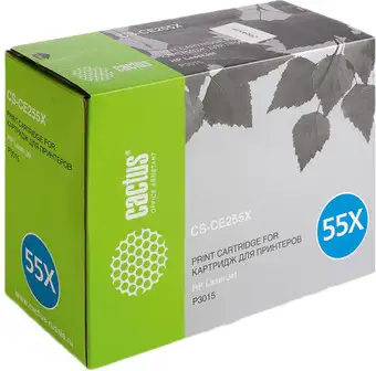 Картридж CACTUS CS-CE255XS (аналог HP 55X (CE255X)) – изображение в каталоге