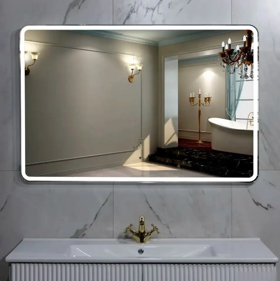 Пекам Зеркало Marta 1 90x60 marta1-90x60B (с подсветкой,с бесконтактным сенсором) – фото товара