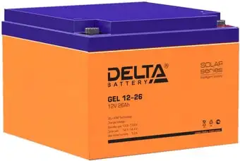 Аккумулятор для ИБП Delta GEL 12-26 (12В/26 А·ч) – изображение в каталоге