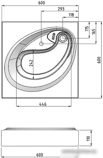 Умывальник Grossman Alvaro 60 - фото товара