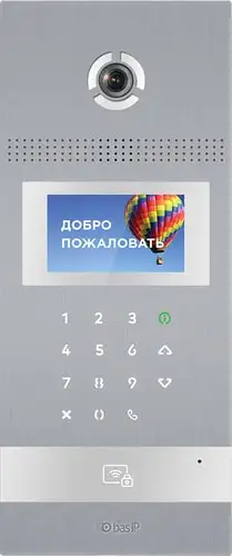 Вызывная панель BAS-IP AA-12B (серебристый) – изображение в каталоге
