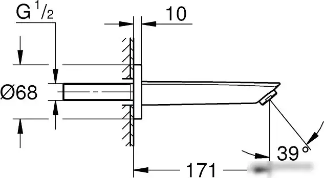 Излив Grohe Eurosmart 13448003 - фото товара