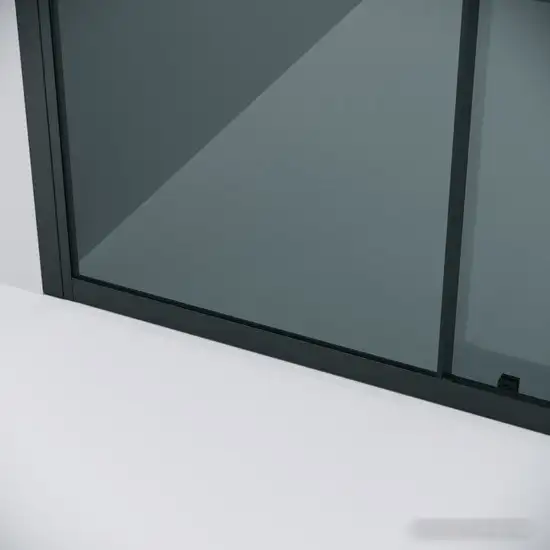 Душевая дверь Grossman Cosmo 110x195 100.K33.02.110.21.10 (черный матовый/стекло тонированное) - фото товара