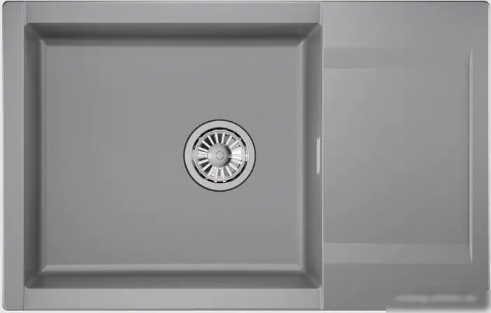 Кухонная мойка Granula ES-7807 (алюминиум) - фото товара