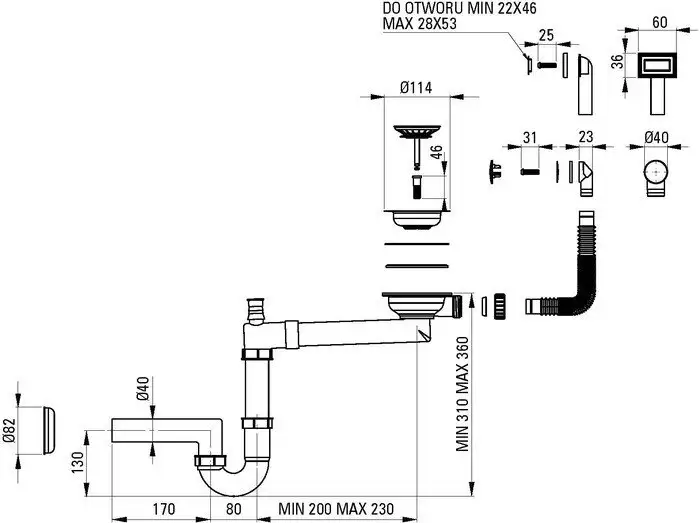 Кухонная мойка Deante Corio ZRCC2113 - фото товара
