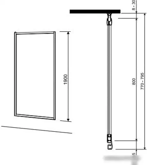 Душевая стенка Kolo Geo 6 GSKS80222003 - фото товара