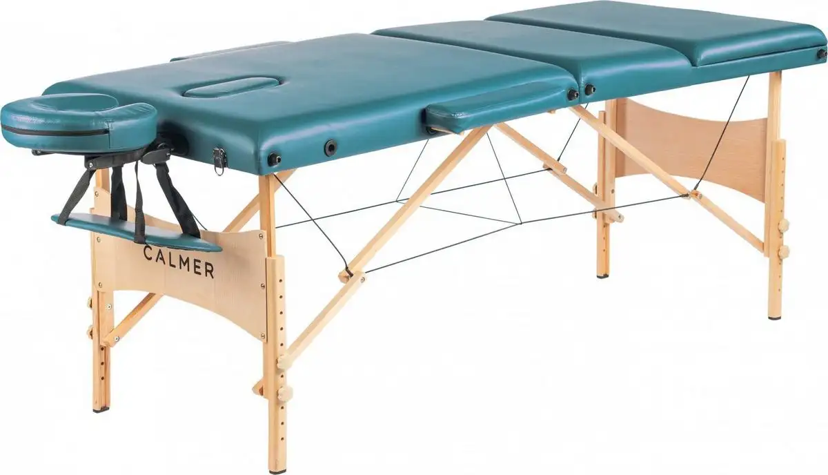 Массажный стол Calmer Bamboo Three 60 (бирюзовый) – фото товара