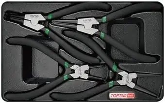 Набор пассатижей Toptul GZA-0406 (4 предмета) – изображение в каталоге