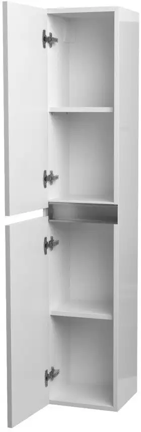 ЗОВ Шкаф-пенал для ванной Лира 150 LP150MW0MWGVA (белый глянец) – фото товара