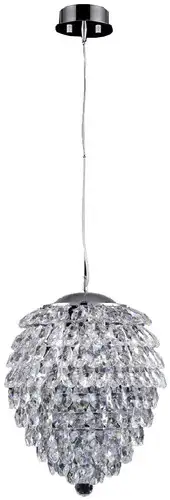 Подвесная люстра Crystal Lux Charme SP4 (Chrome/Transparent) – изображение в каталоге