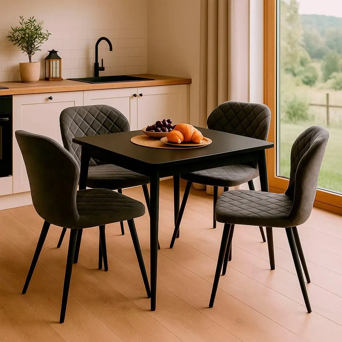 Стул Мамадома Robby D-R 360 (b28 Antracite Lux/черный)