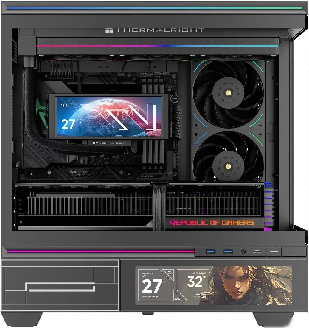 Комплект вентиляторов для корпуса Thermalright TL-UB36R (черный) – фото товара