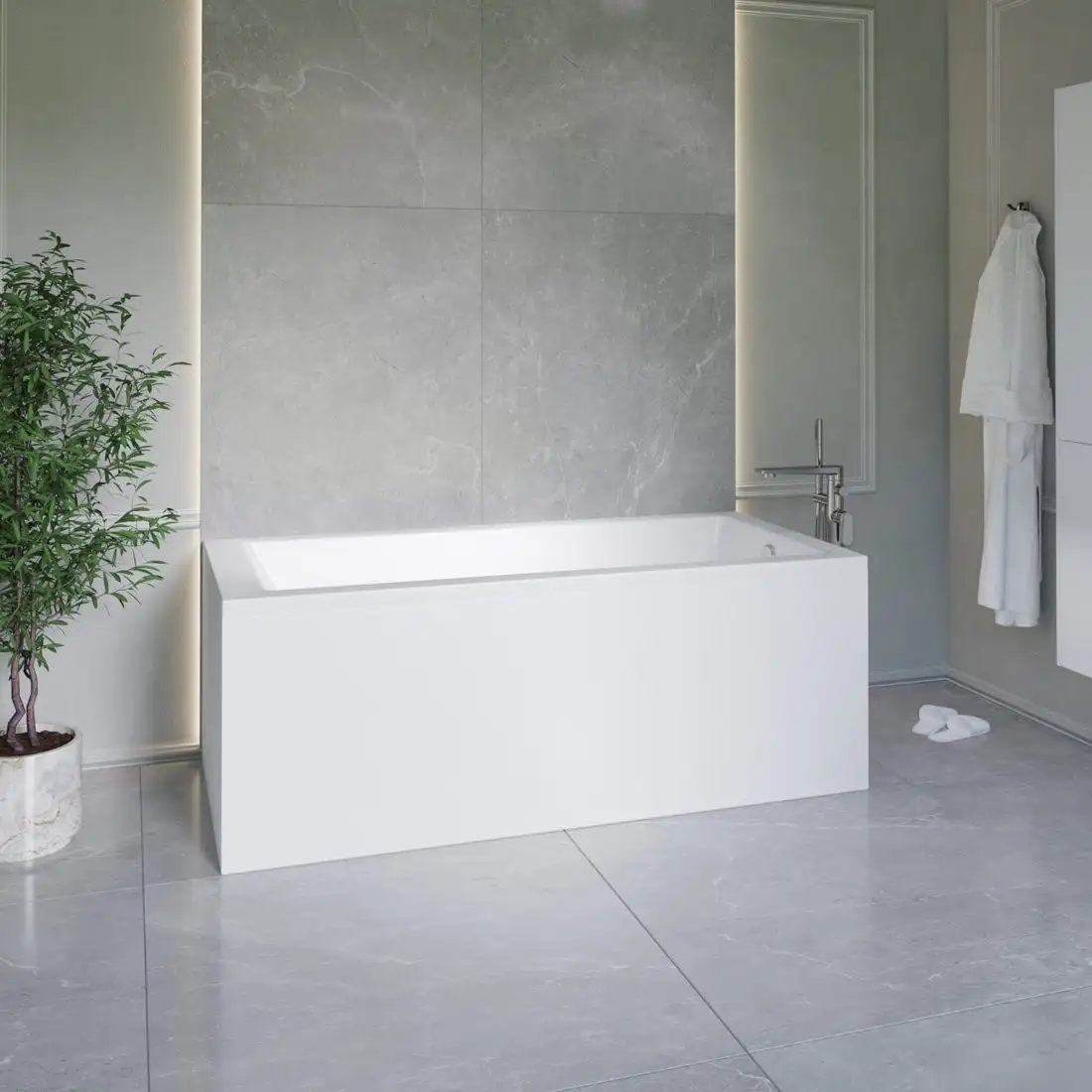 Ванна Lauter Athena 170x80 21090080 (с каркасом) - фото товара