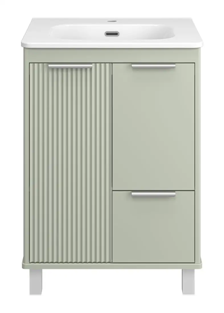 Brevita Тумба под умывальник Risacca Pistachio 60 RIS-06060-0842Я (фисташковый) – фото товара