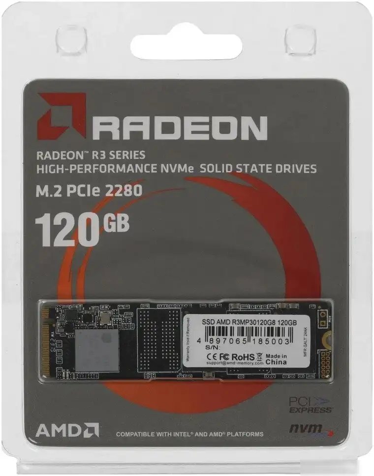 SSD AMD Radeon R3 120GB R3MP30120G8 – фото товара