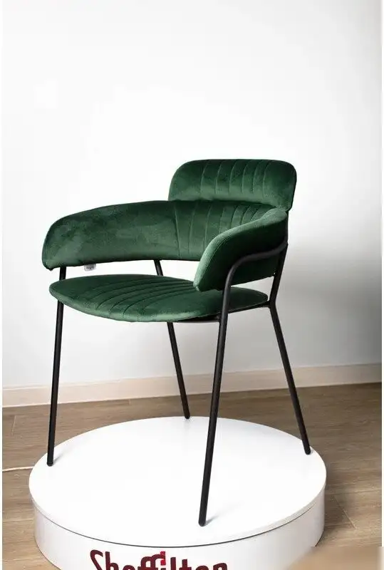 Стул Sheffilton SHT-S143 (лиственно-зеленый/черный муар) – фото товара
