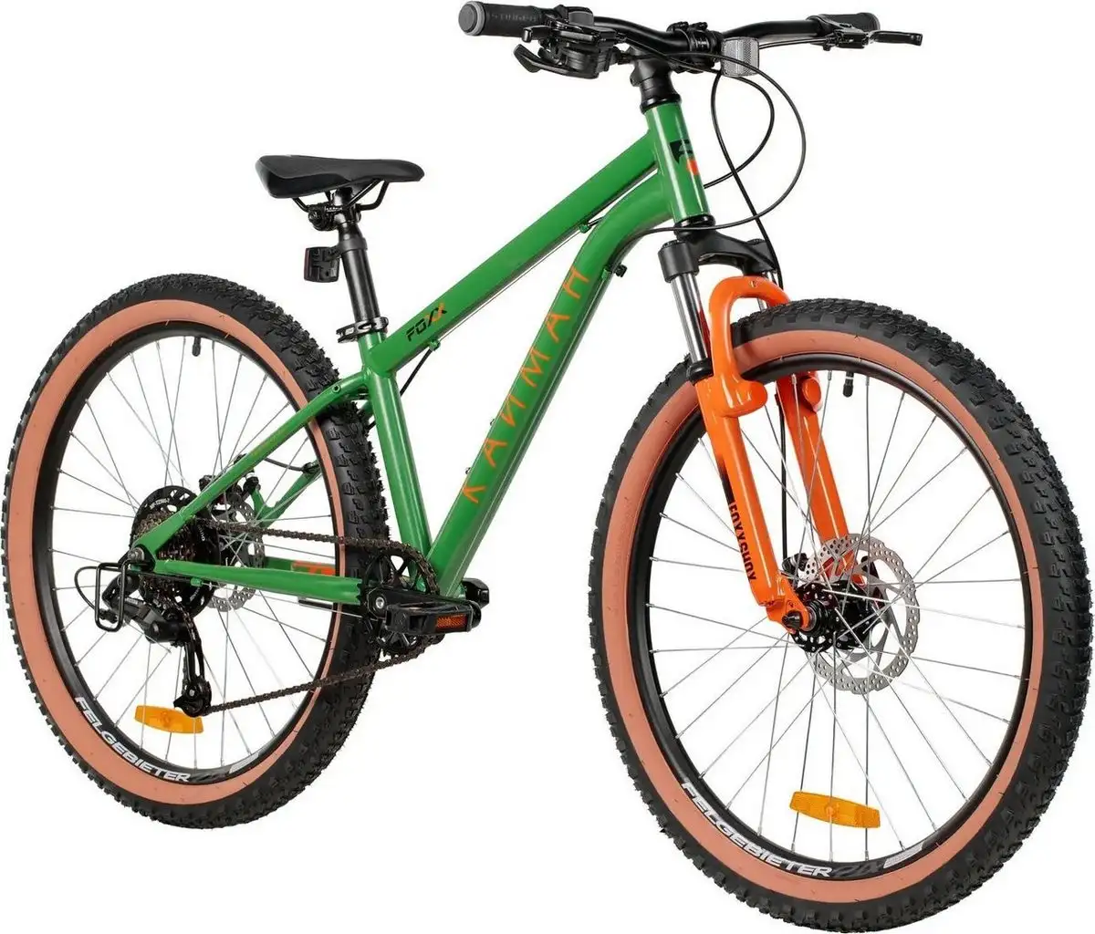 Велосипед Foxx Caiman 24 р.12 2026 24SHD.CAIMAN.12GN6 (зеленый) – фото товара
