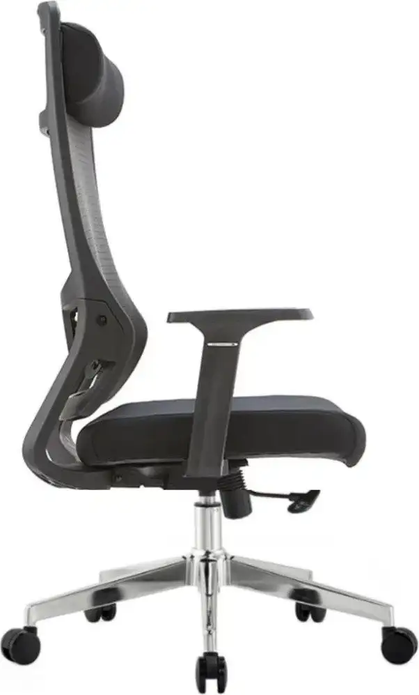 Офисное кресло SitUp Aura LUX Black Chrome (сетка Black/Black) – фото товара