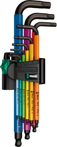 Набор ключей Wera 950/9 Hex-Plus Multicolour 1 9-pcs 073593 (9 предметов) – изображение в каталоге