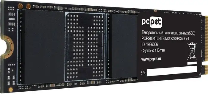 SSD PC Pet 4TB PCPS004T3 – фото товара