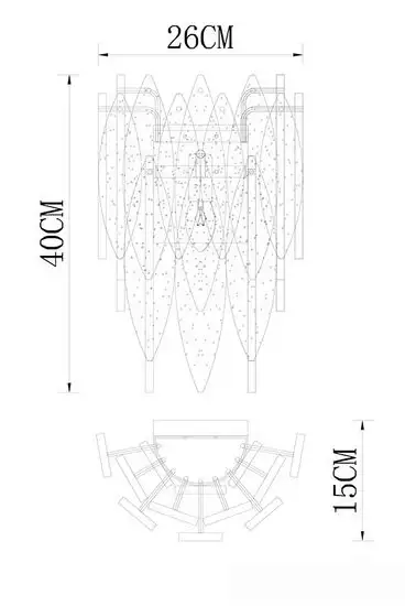 Бра Divinare Amelie 6002/01 AP-1 – фото товара
