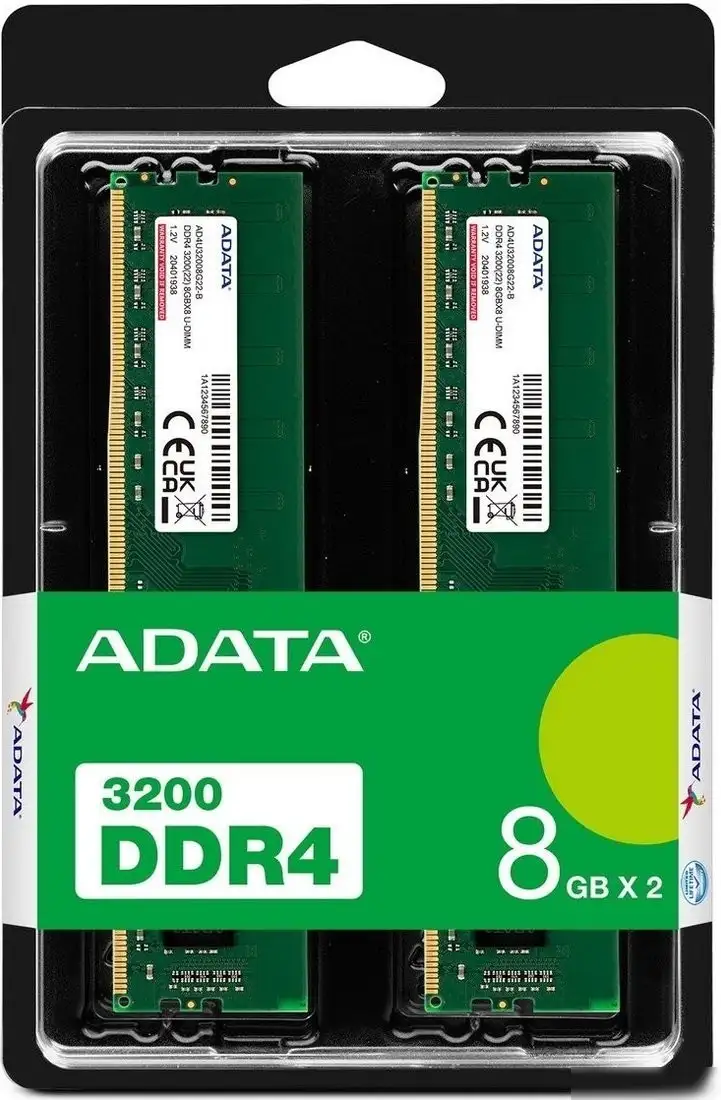 Оперативная память ADATA Premier 2x8ГБ DDR4 3200 МГц AD4U32008G22-DTGN – фото товара