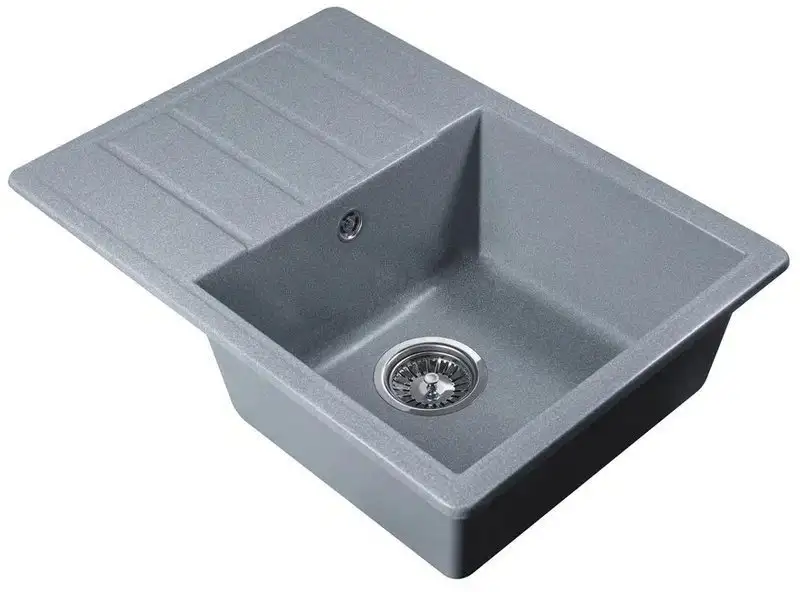 Кухонная мойка Marblan Recta R (серебристый) - фото товара