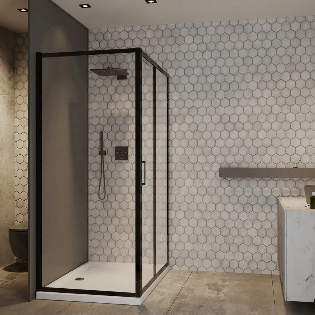 Душевой уголок Roxen Caspia 55060-120B - фото товара