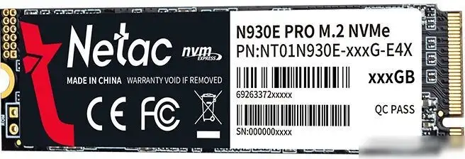 SSD Netac N930E PRO 512GB NT01N930E-512G-E4X-N – фото товара