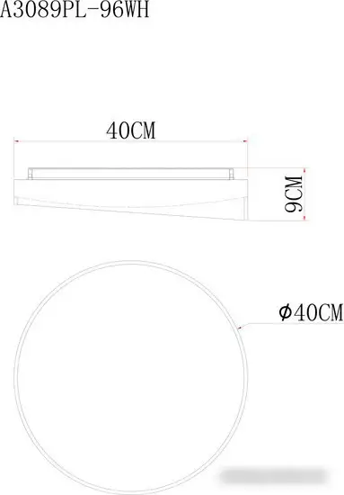 Припотолочная люстра Arte Lamp A3089PL-96WH – фото товара