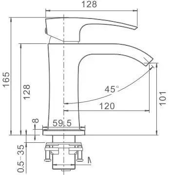 Смеситель Gappo G1007-6 - фото товара